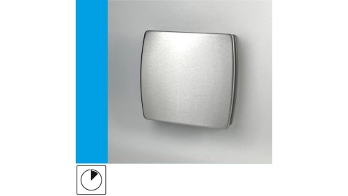 Wentylator domowy Eol F10TINOX wyłącznik czasowy, fi 100 mm, front stalowy