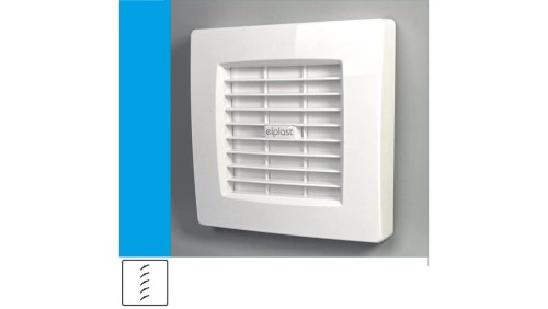 Wentylator domowy Atol 100AB automatyczna żaluzja, STANDARD, fi 100 mm, kolor biały