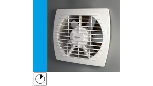 Wentylator domowy Eol 150T wyłącznik czasowy, fi 150 mm, kolor biały