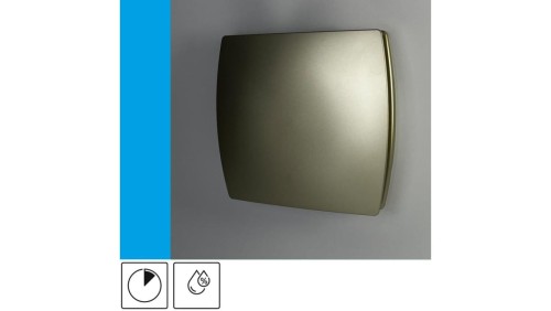 Wentylator domowy Eol F15HTGF czujnik wilgotności z opóźnieniem czasowym, fi 150 mm, kolor złoty
