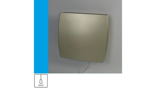 Wentylator domowy Eol F10PGF przełącznik pociągany, fi 100 mm, kolor złoty