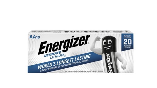 10 x bateria foto litowa Energizer L91 Ultimate Lithium R6 AA