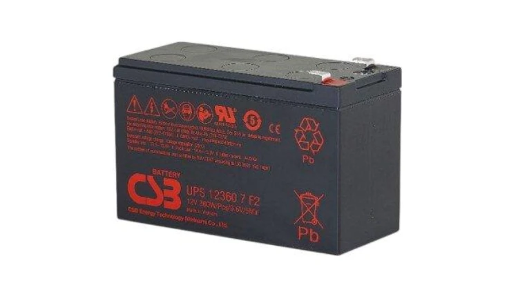 Akumulator VRLA AGM 12V 7,2Ah T2 UPS123607F2