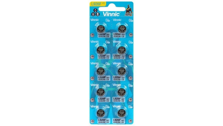10 x bateria alkaliczna mini Vinnic G7 / AG7 / LR57 / LR926 / LR927