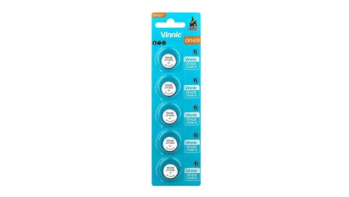 bateria litowa Vinnic CR1620 - 5 sztuk