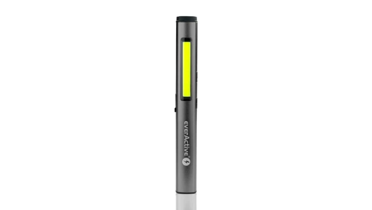 Ładowalna latarka warsztatowa inspekcyjna diodowa (LED) everActive PL-350R z UV