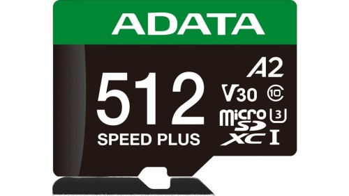 Adata Karta pamięci microSD Speed Plus 512GB UHS1 U3 V30 A2 180/160 MB/s