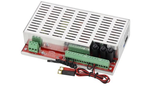 Moduł zasilacza do systemów przeciwpożarowych EN54M-2A7 27,6V/2A/2×7Ah