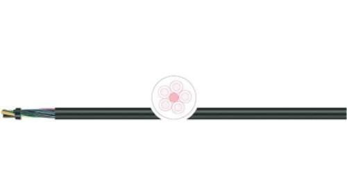 Elastyczny kabel 2 Core Elastomer Sheath Czarny 8.5 → 11mm od , 450/750 V