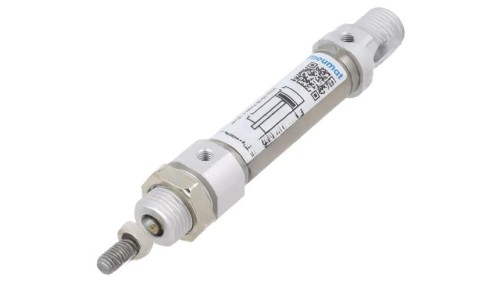 Siłownik okrągły Śr.tłoka: 16mm Skok tłoka: 25mm 1÷10bar FDNM016.0025