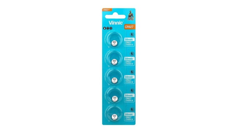 bateria litowa Vinnic CR927 3V - 5 sztuk
