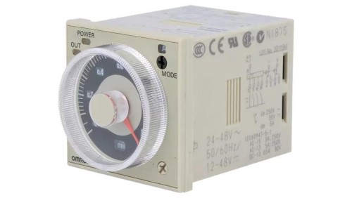 H3CR-A24AC/DC Przekaźnik czasowy 0,05s÷300h DPDT 250VAC/5A Uzas: 24÷48VAC