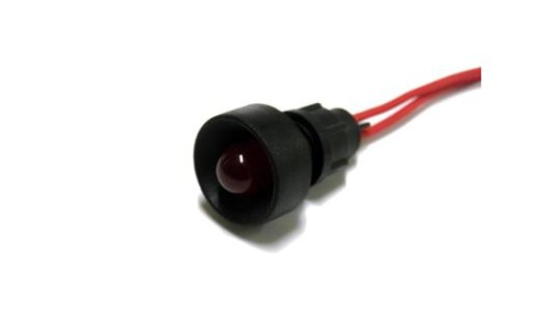Lampka LED czerwona 230V AC/DC (klosz 10mm)