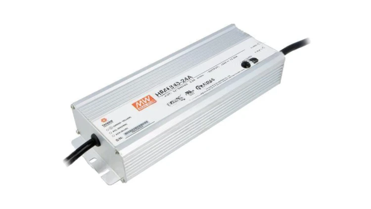 HEP-320-24A Zasilacz impulsowy do wbudowania modułowy: 320,16W / 24VDC / 6,67...13,34A