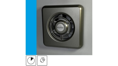 Wentylator domowy Classic 100HTGF czujnik wilgotności z opóźnieniem czasowym, fi 100 mm, kolor złoty