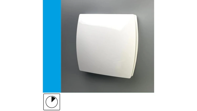 Wentylator domowy Eol F15T wyłącznik czasowy, fi 150 mm, kolor biały