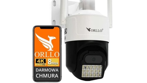 Kamera IP ORLLO Z17 Ultra 4K zewnętrzna obrotowa GSM na kartę SIM