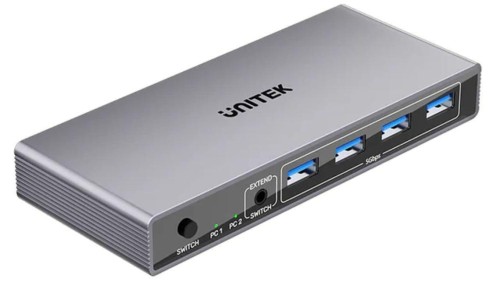 Unitek Przełącznik KVM 8K@60Hz USB 3.0 5Gbps DP