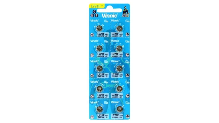 10 x bateria alkaliczna mini Vinnic G11 / AG11 / L721 / LR58