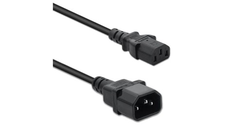Qoltec Kabel zasilający do UPS IEC C13/C14 3x1.0mm² 1.5m