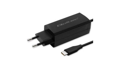 Qoltec Ładowarka sieciowa 65W GaN Super Fast 5-20V 3-3.25A USB 3.1 Laptop Smartfon Tablet