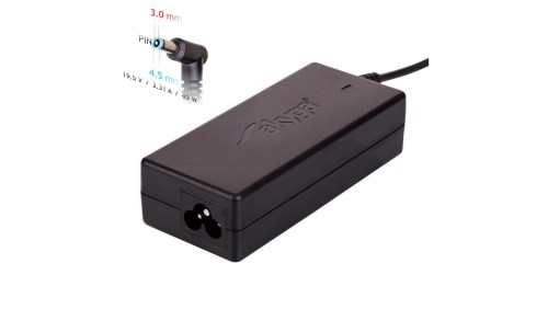 Zasilacz do notebooka Akyga AK-ND-69 19.5V / 2.31A 45W 4.5 x 3.0 mm + pin HP 1.2m