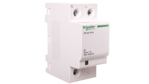 Ogranicznik przepięć iPF40 - 1 biegun+N - 340 V A9L15687