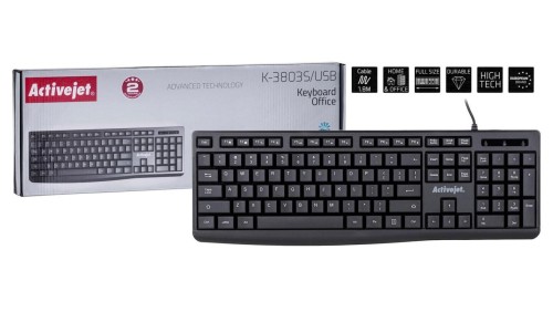 Activejet Klawiatura USB K-3803S