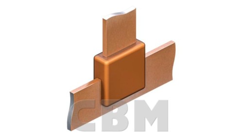 CBM WELD zgrzewanie egzotermiczne forma do zgrzewania egzotermicznego połączenie typu T bednarek 40x5 z 40x5