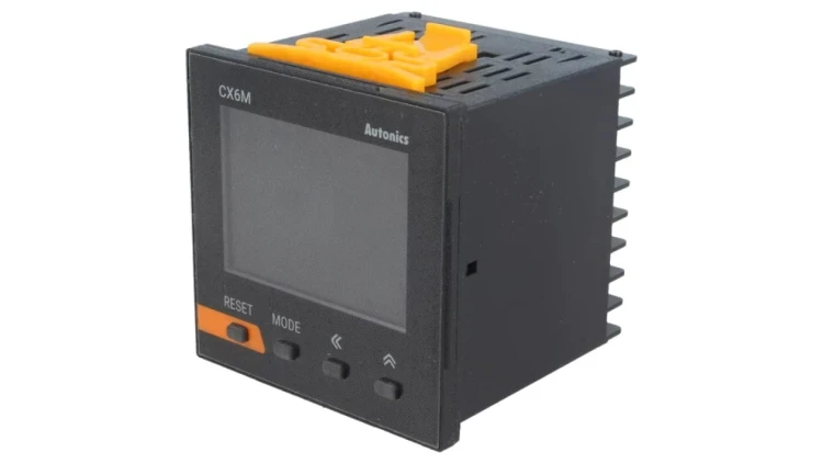 CX6M-1P4 Licznik elektroniczny z wyświetlaczem LCD, czas/impulsy, OUT:SPDT, IN:NPN,PNP