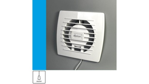 Wentylator domowy Eol 100P przełącznik pociągany, fi 100 mm, kolor biały