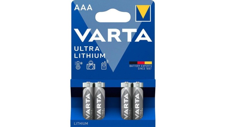 4 x bateria litowa Varta Lithium L92 R03 AAA