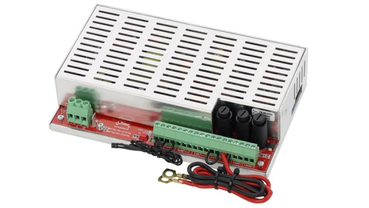 Moduł zasilacza do systemów przeciwpożarowych EN54M-3A17-40 27,6V/3A/2×17-40Ah