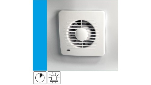 Wentylator domowy Aero DS100T kontrolka LED, wyłącznik czasowy, fi 100 mm, kolor biały
