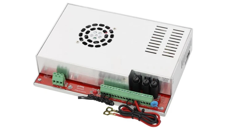 Moduł zasilacza do systemów przeciwpożarowych EN54M-10A7-17 27,6V/10A/2x7-17Ah