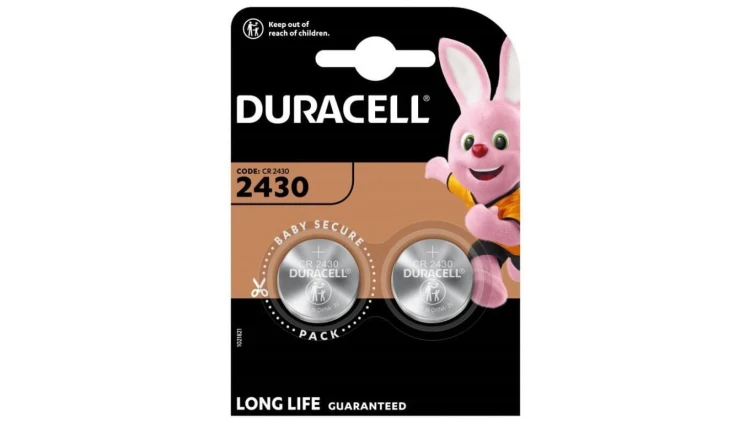 bateria litowa mini Duracell CR2430 DL2430 ECR2430 2BL