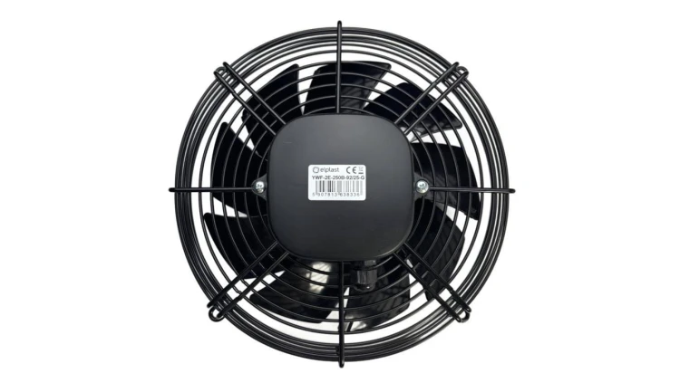 Wentylator ścienny przemysłowy okrągły YWF-2E-250B-92/25-G wyciągowy, fi 250 mm, 1 495 m3/h