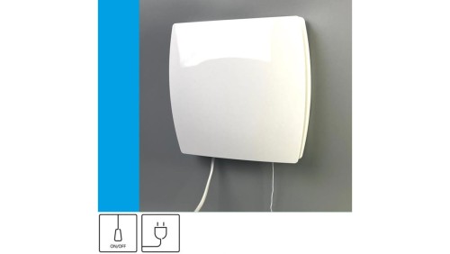 Wentylator domowy Eol F15 przewód z wtyczką, fi 150 mm, kolor biały