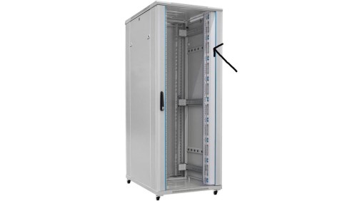 TOTEN organizator kablowy pionowy szary 42U (seria G3/G7)