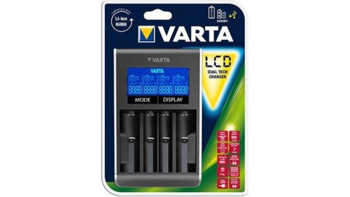 Ładowarka akumulatorków Ni-MH VARTA LCD DUAL TECH CHARGER 57676