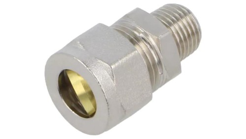 Złączka skręcana R 1/4 zewnętrzny 12mm 10480NO-12-1/4