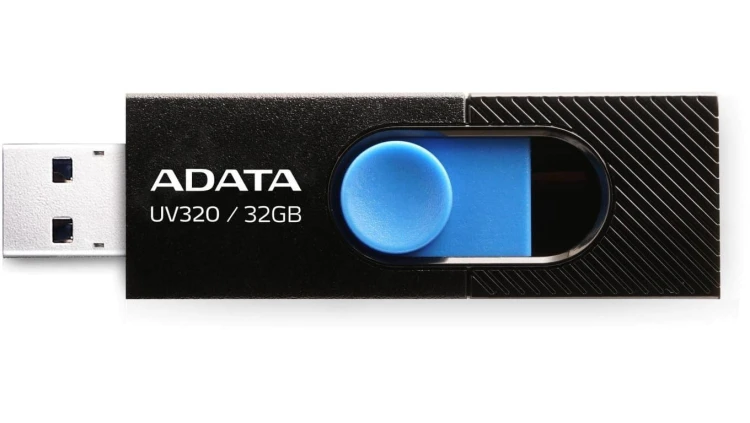 Adata Pendrive UV320 32GB USB 3.2 Gen1 Czarno-niebieski