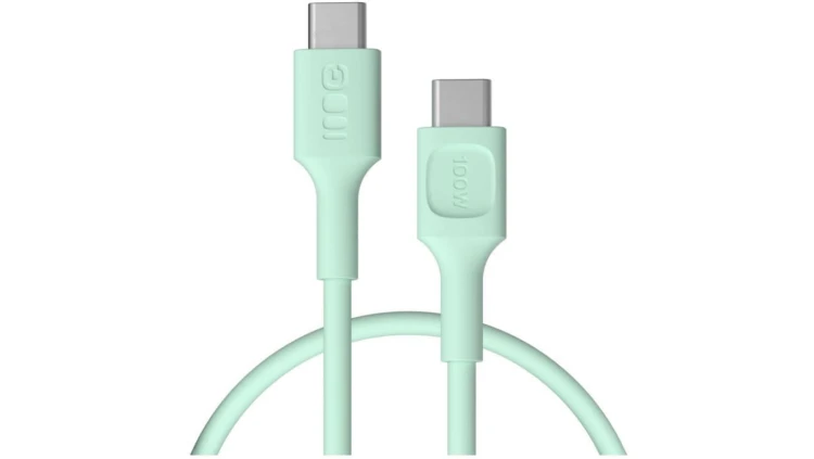 KABEL USB-C / USB-C Greencell PowerFlex 30cm PD 100W zielony silikonowy