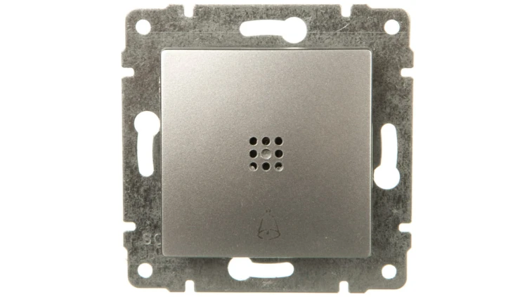 VENA Przycisk /dzwonek/ z podświetleniem aluminium 524014