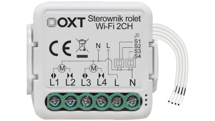 Moduł OXT mini sterownik 2 rolety WiFi TUYA