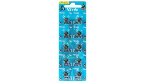 10 x bateria alkaliczna mini Vinnic G5 / AG5 / LR48 / L754