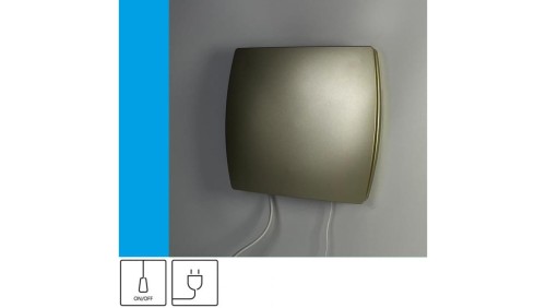 Wentylator domowy Bathroom fanEol F15GF przewód z wtyczką, fi 150 mm, kolor złoty