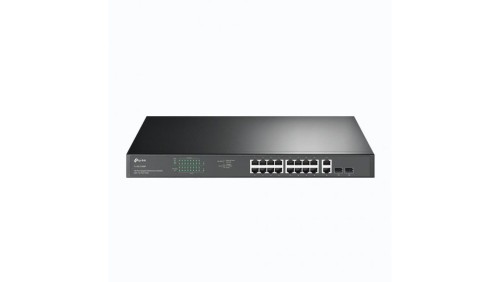 Switch 19 RACK 18x port RJ45 (Gigabit Ethernet 1000Mb/s, w tym 16x PoE+) + 2x port SFP przełącznik niezarządzalny TP-Link TL-SG1