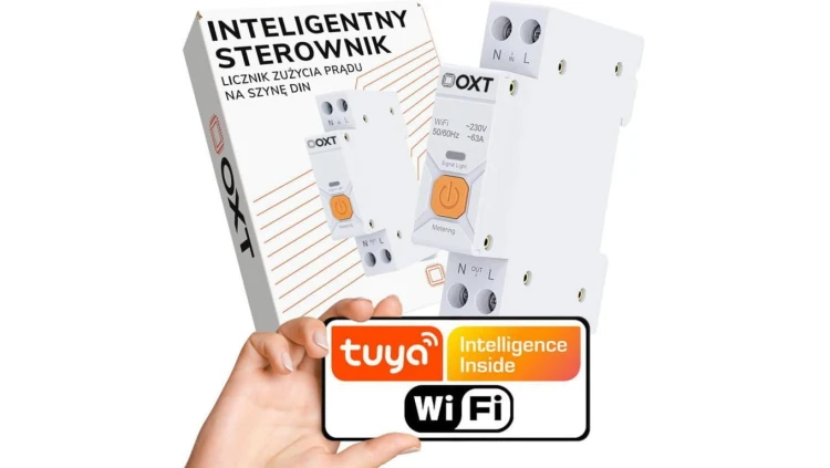 Inteligentny Sterownik OXT 63A Licznik WiFi Tuya T335