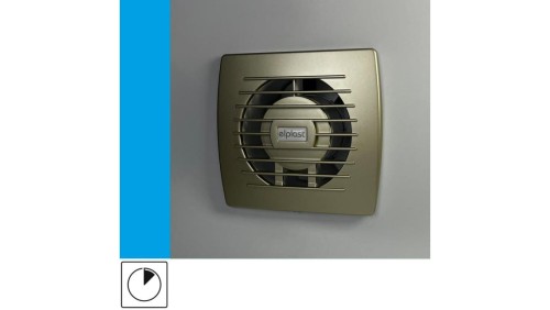 Wentylator domowy Eol 100TGF wyłącznik czasowy, fi 100 mm, kolor złoty